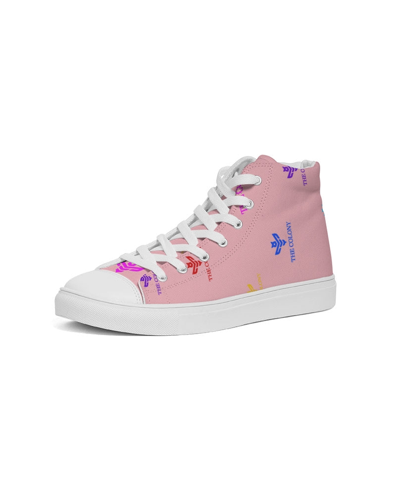 Pink Matter Women's Hightop Canvas Shoe