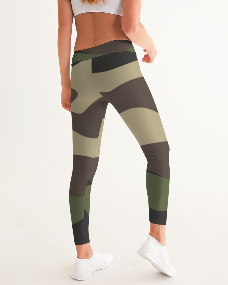 Army Fatigue Women's All-Over Print Yoga Pants