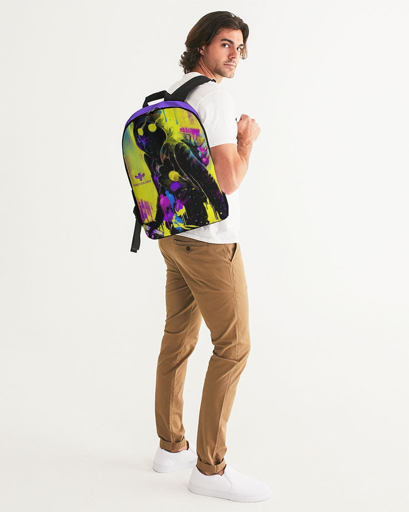Purple Bandits Large Backpack