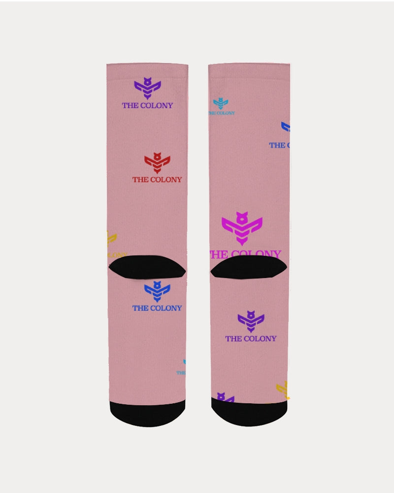 Pink Logo Women's Socks