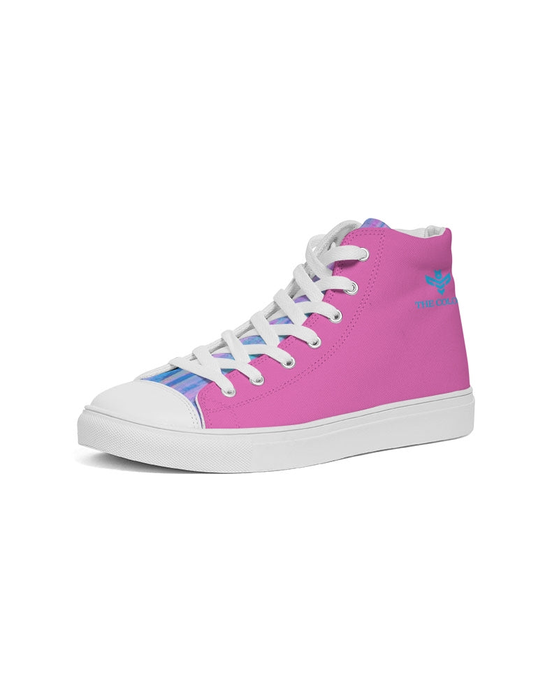 Pink Panther princess Women's Hightop Canvas Shoe