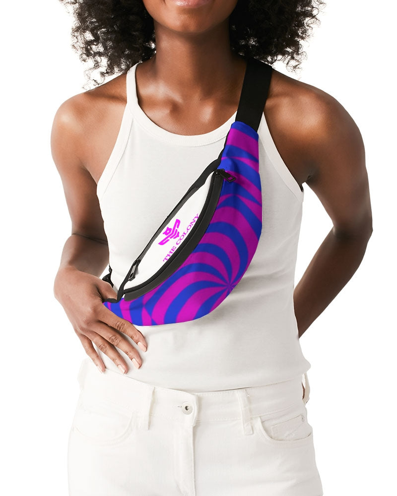 Purple Nostalgia Crossbody Sling Bag