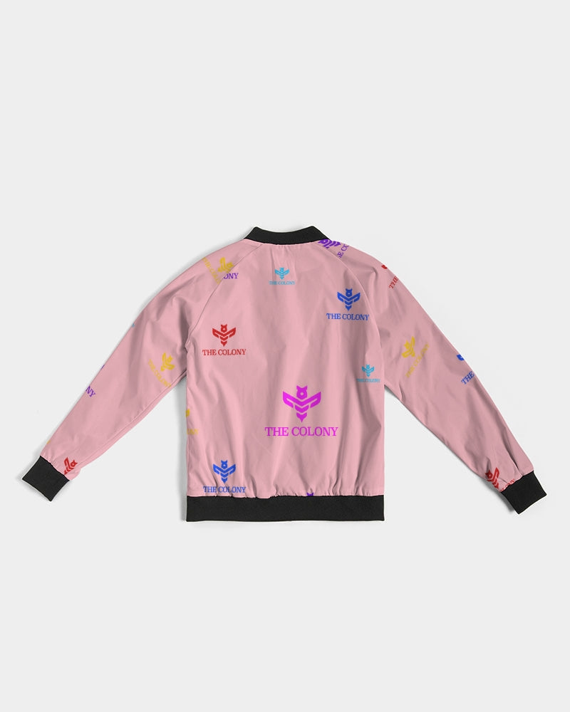 Pink Matter Logo Women's Bomber Jacket