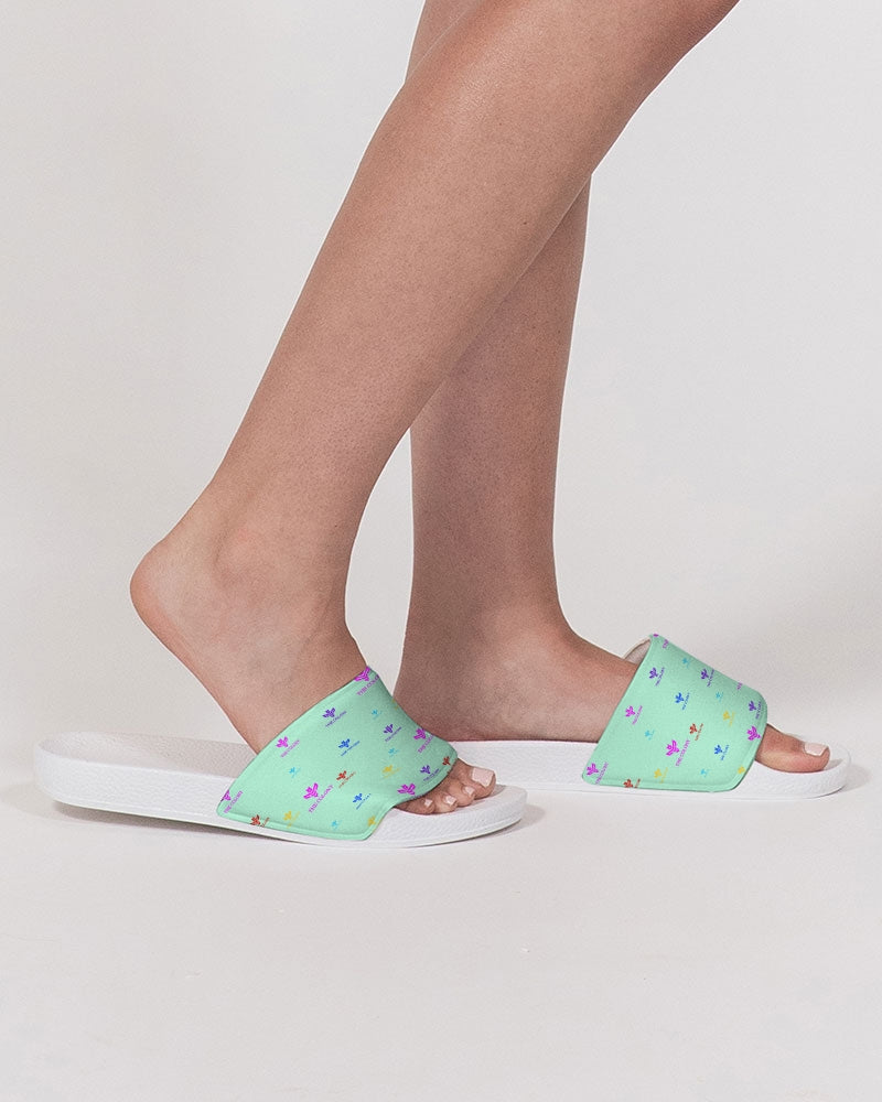 Mint Green Logo Women's Slide Sandal