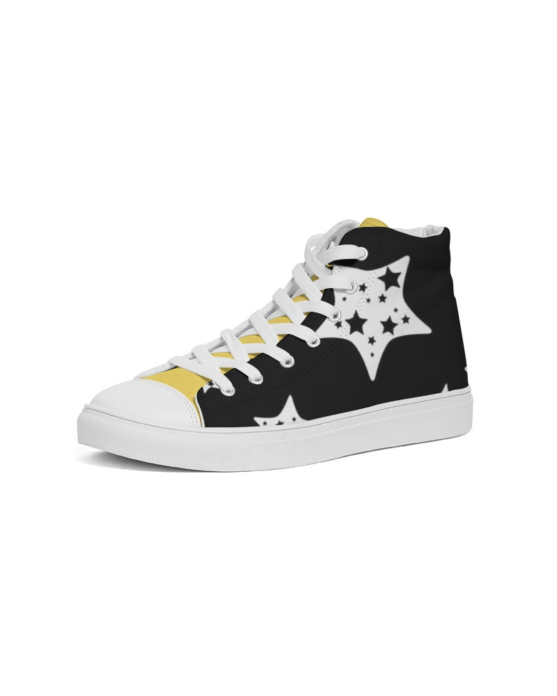 Night Skies Women's Hightop Canvas Shoe