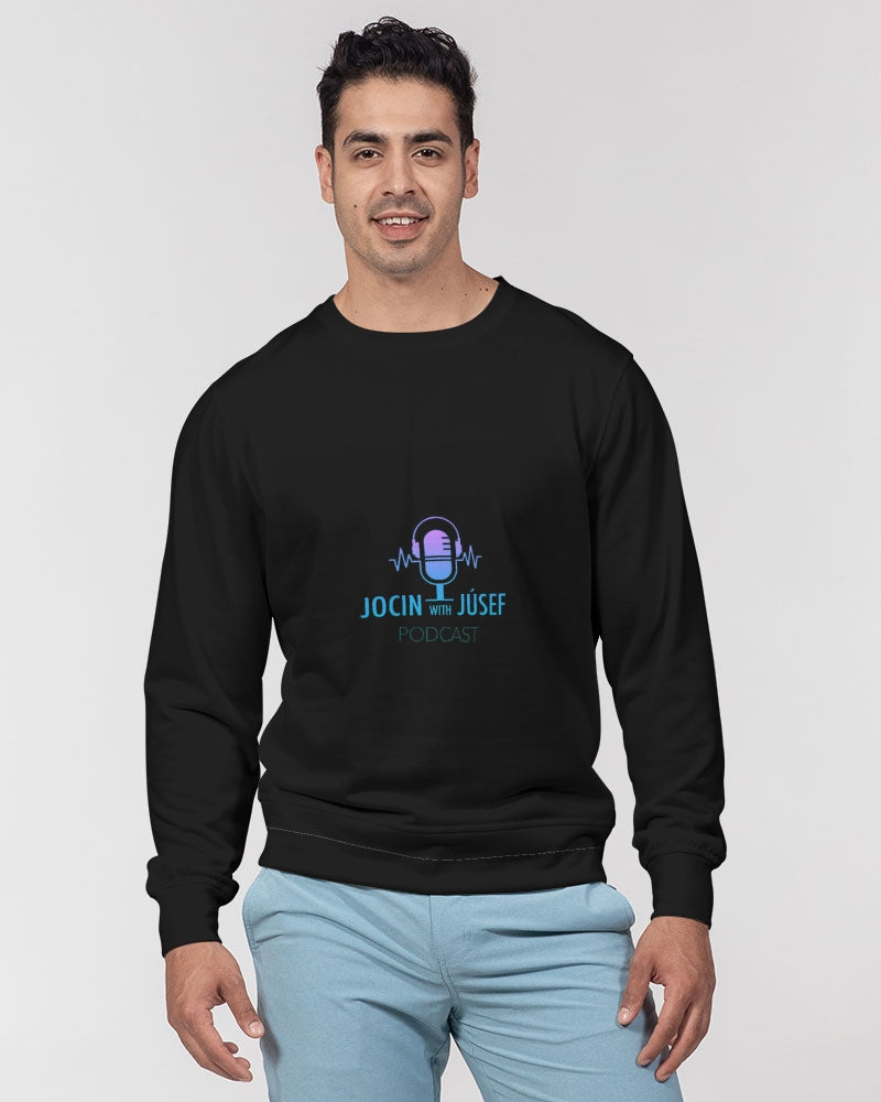 Jocin With Júsef Men's All-Over Print Classic French Terry Crewneck Pullover