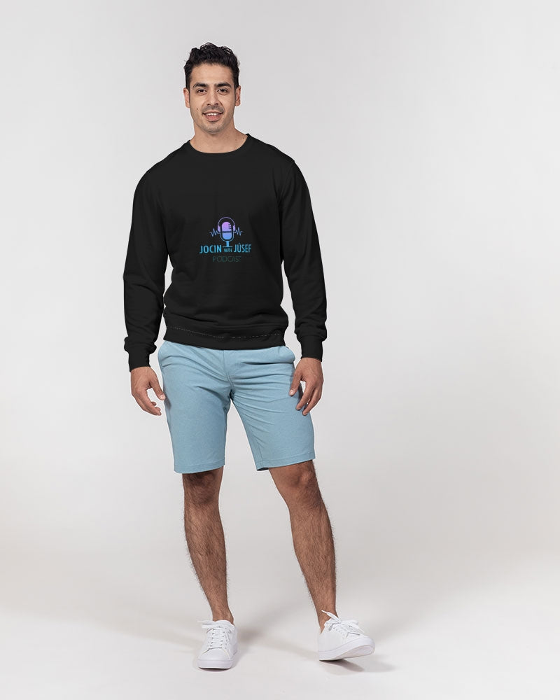 Jocin With Júsef Men's All-Over Print Classic French Terry Crewneck Pullover