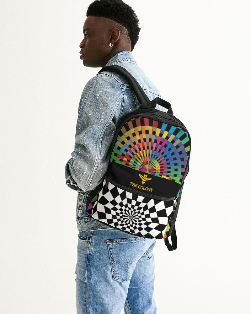 Psychedelic Mindset Small Canvas Backpack