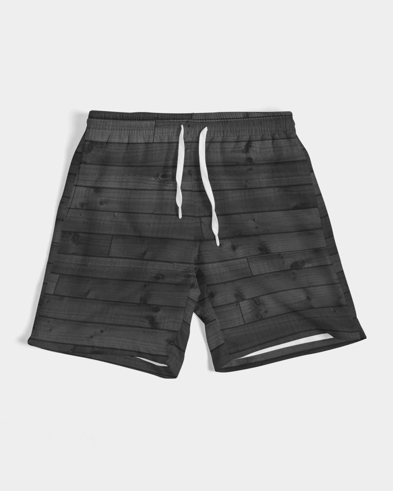 The Colony wood pattern Men's Swim Trunk