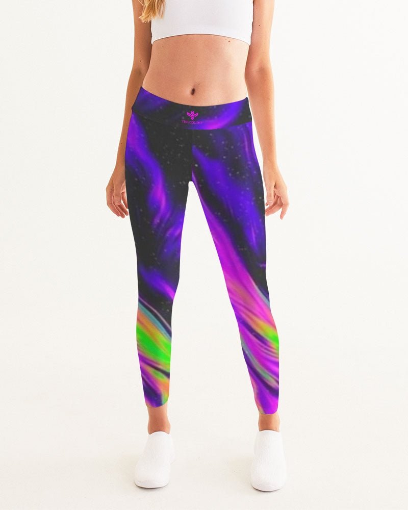 Color Galaxy Women's All-Over Print Yoga Pants