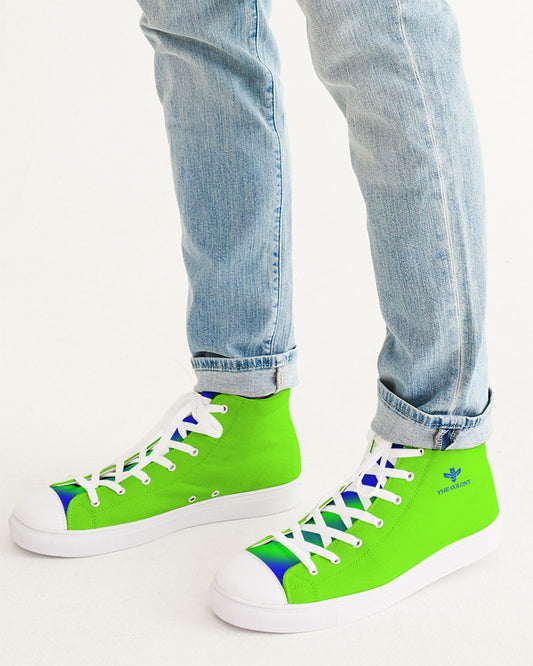 Lime Locos Men's Hightop Canvas Shoe