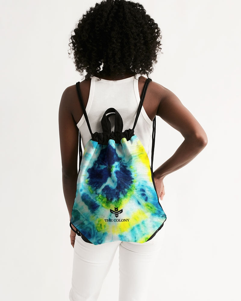 Sunlight in blueskies Canvas Drawstring Bag