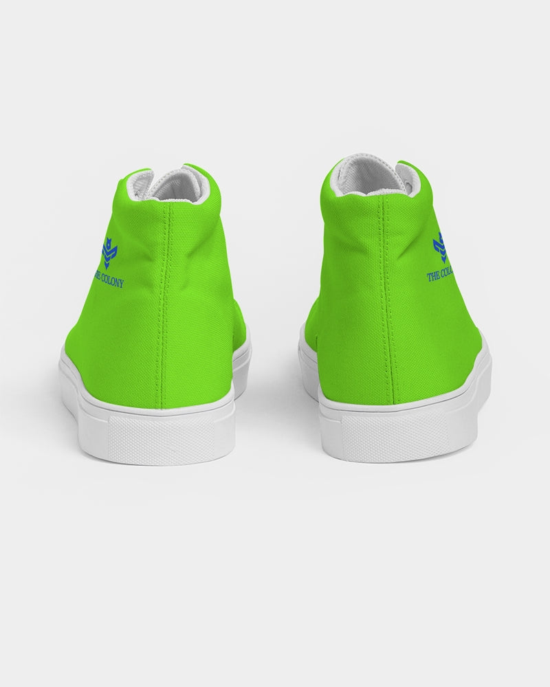 Lime Locos Men's Hightop Canvas Shoe