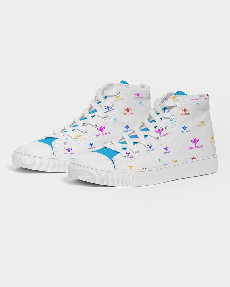 Logo Logic Men's Hightop Canvas Shoe