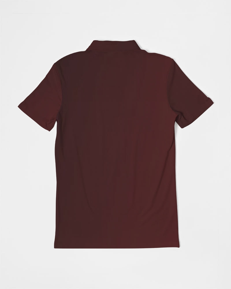 Red and Black Revenge Men's Slim Fit Short Sleeve Polo