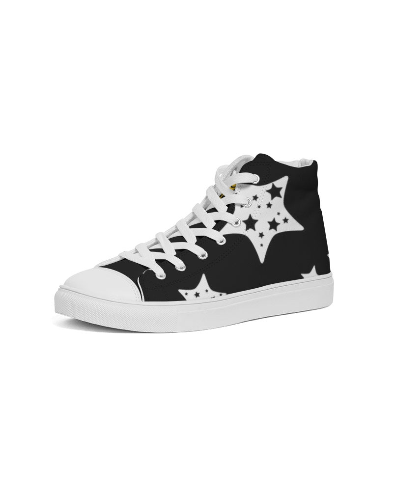 Night Skies Men's Hightop Canvas Shoe