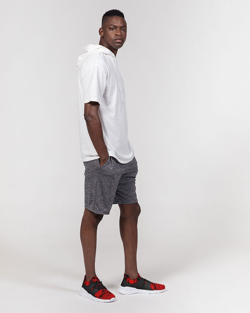 Red and Black Men's Two-Tone Sneaker