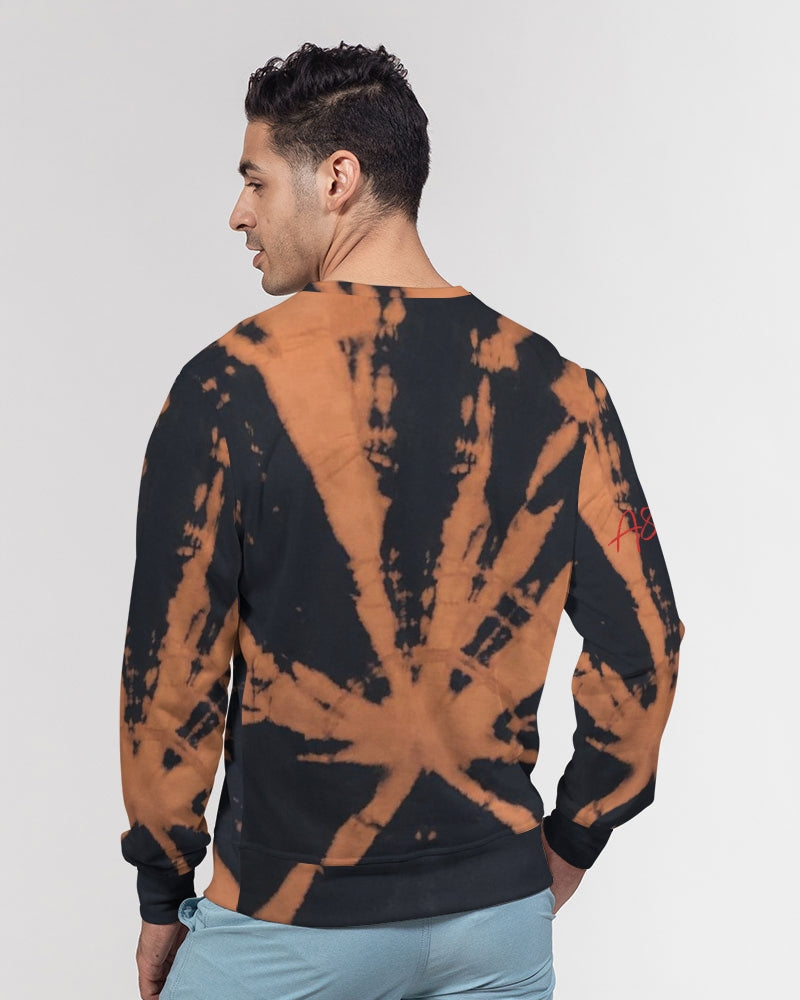 Tiger Eye Men's Classic French Terry Crewneck Pullover