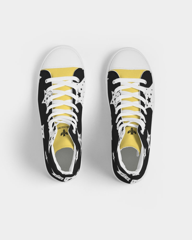 Midnight Stars Men's Hightop Canvas Shoe
