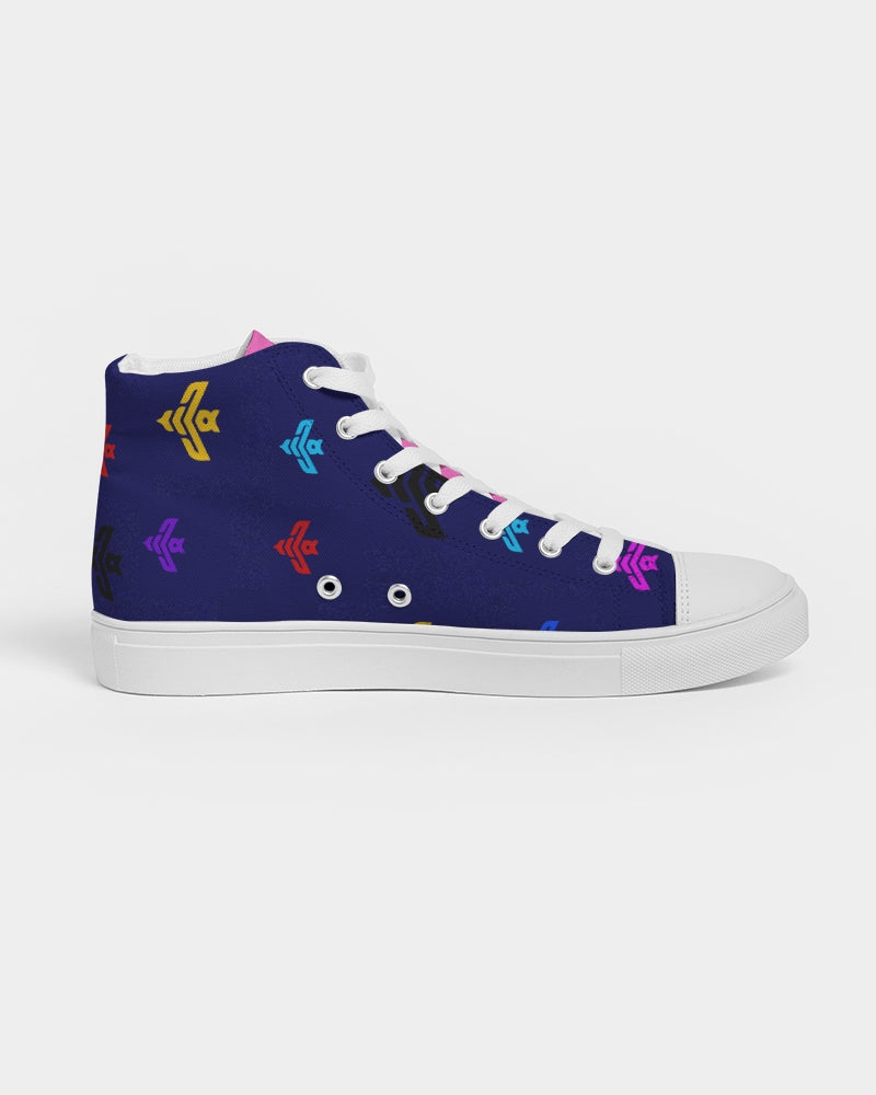 Blue K. Motens Women's Hightop Canvas Shoe