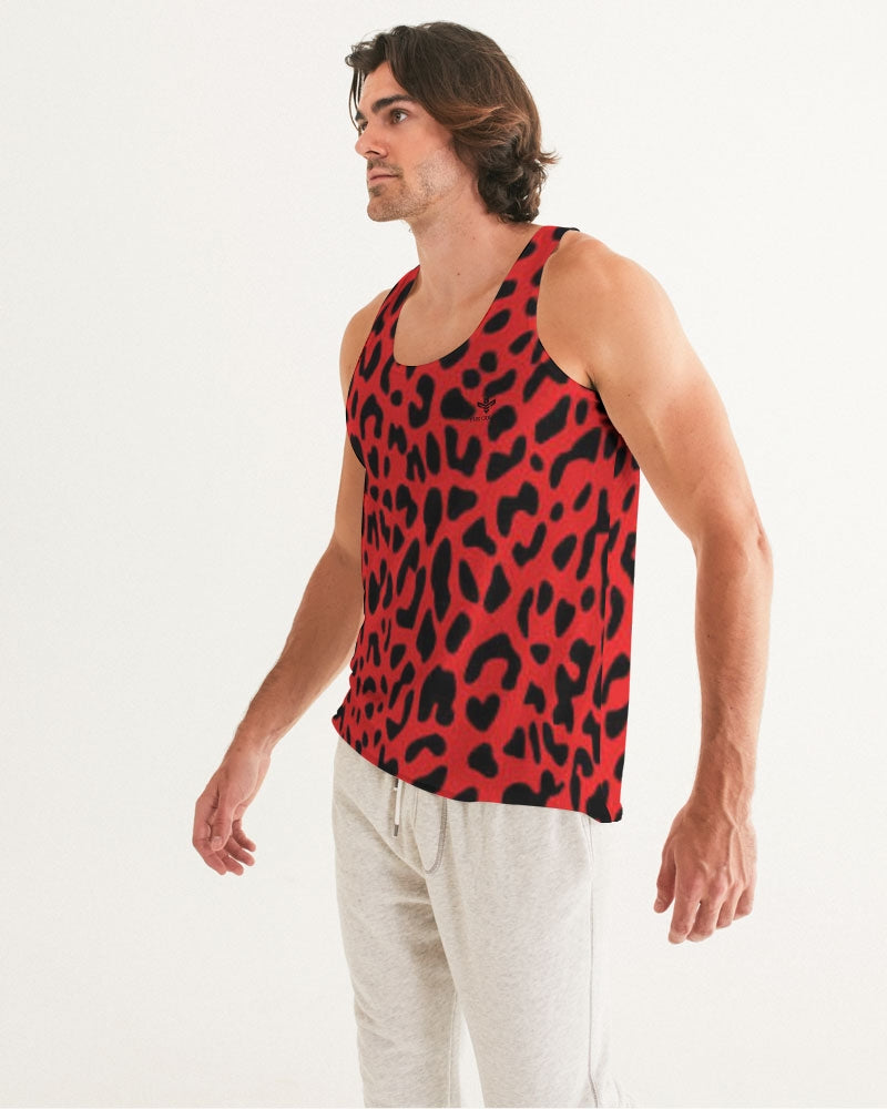Red Leopard Men's Tank