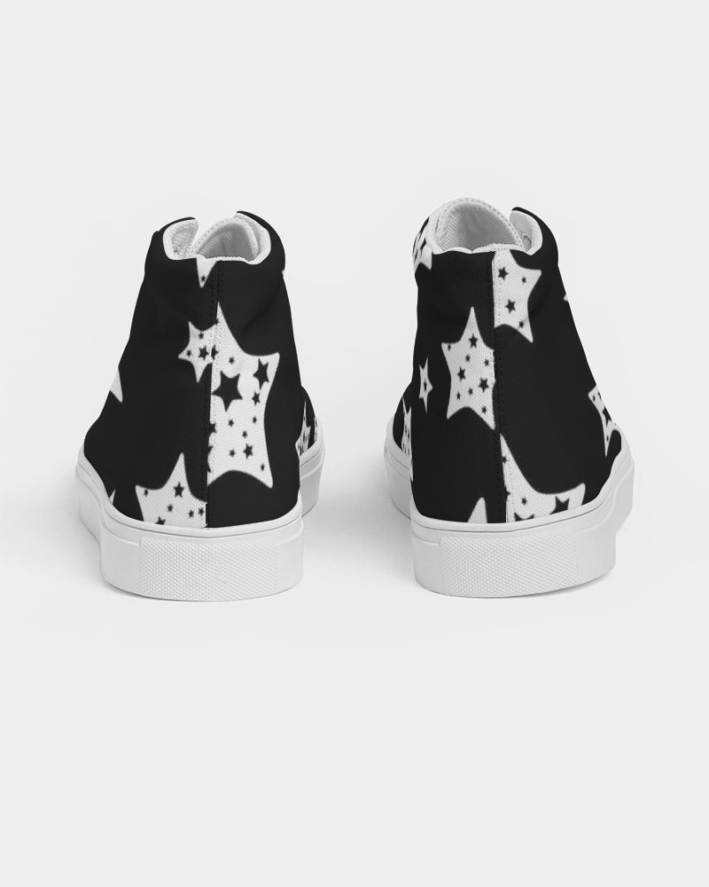Night Skies Women's Hightop Canvas Shoe