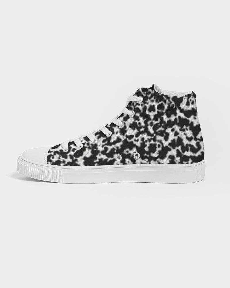 Black and Color Collab Men's Hightop Canvas Shoe