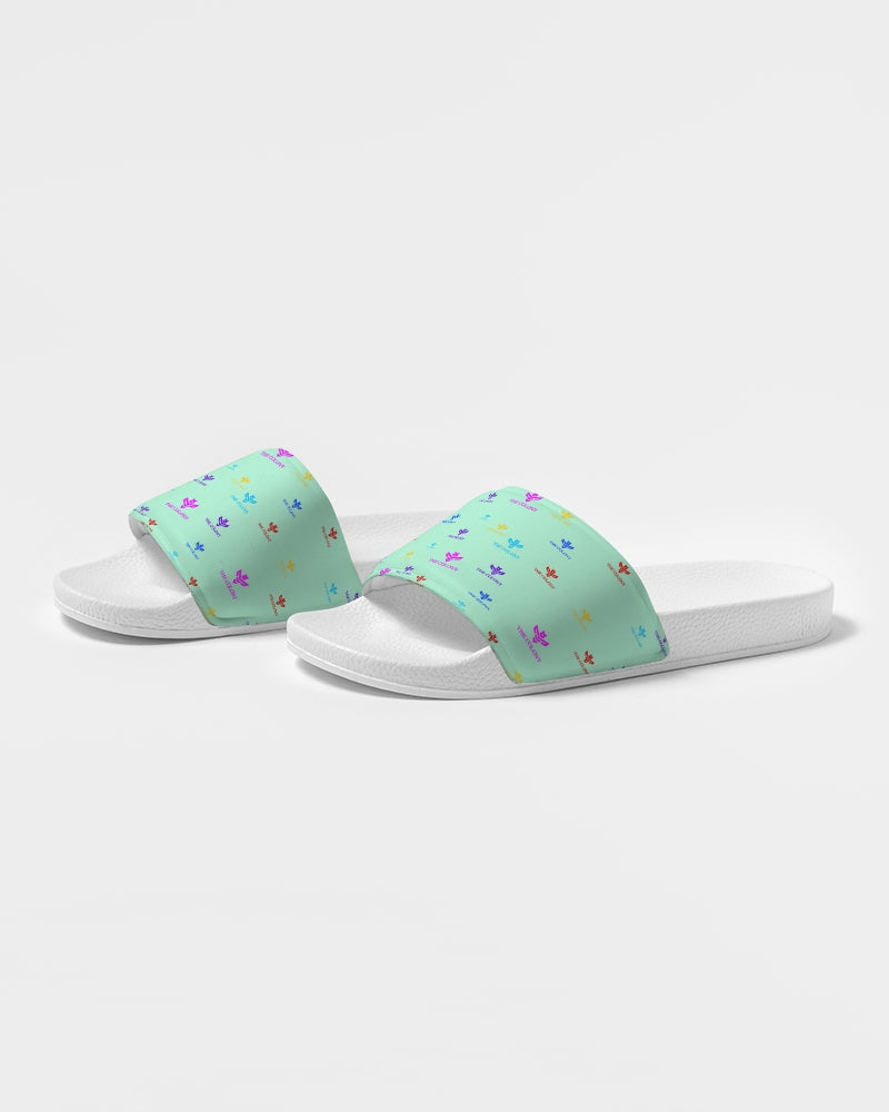 Mint Green Logo Women's Slide Sandal
