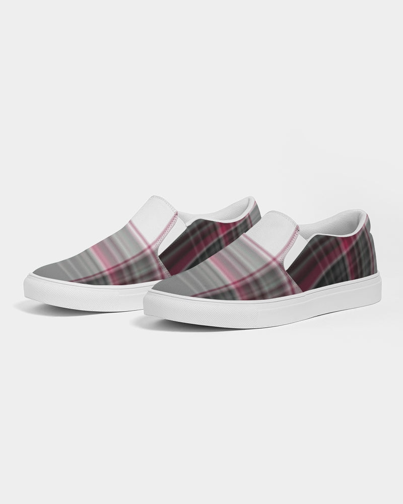 Plaid Women's Slip-On Canvas Shoe
