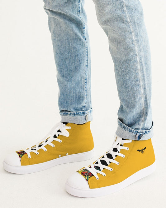 Kill Bill Vibes Men's Hightop Canvas Shoe