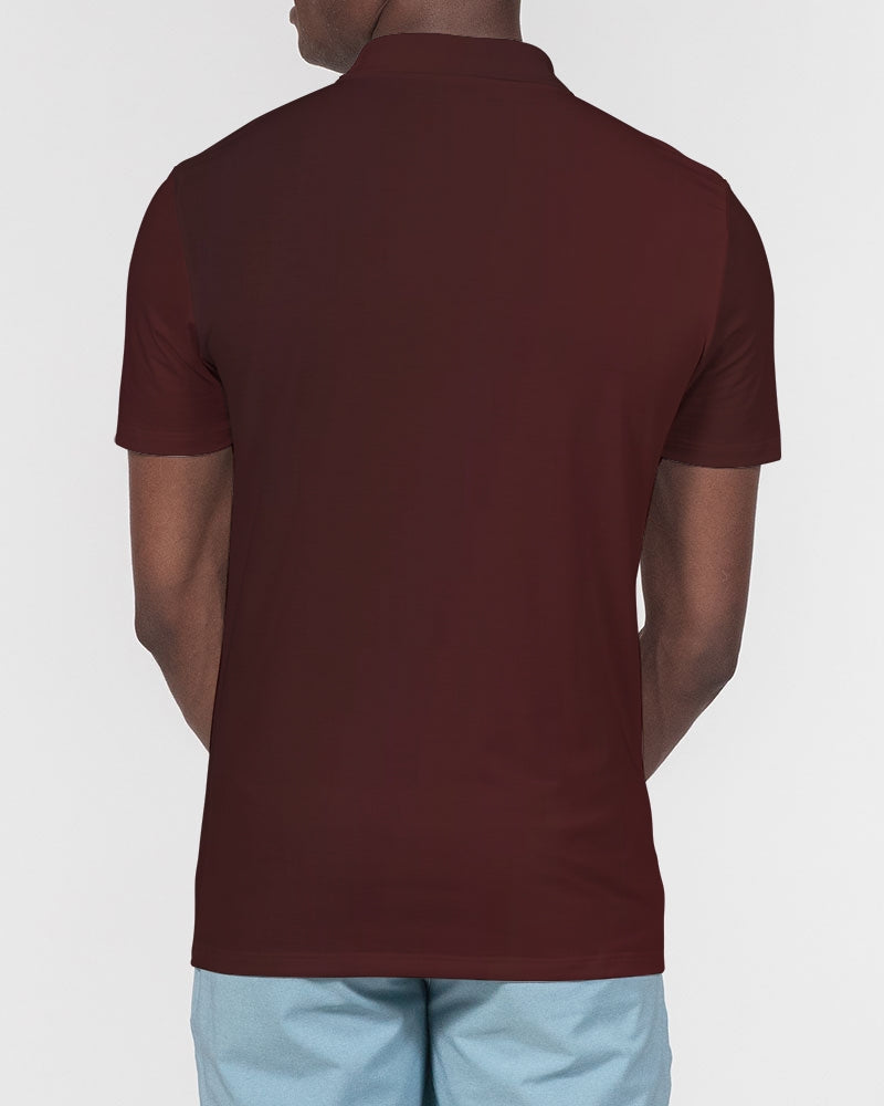 Red and Black Revenge Men's Slim Fit Short Sleeve Polo