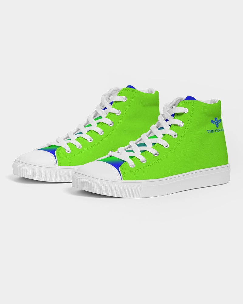 Lime Locos Men's Hightop Canvas Shoe