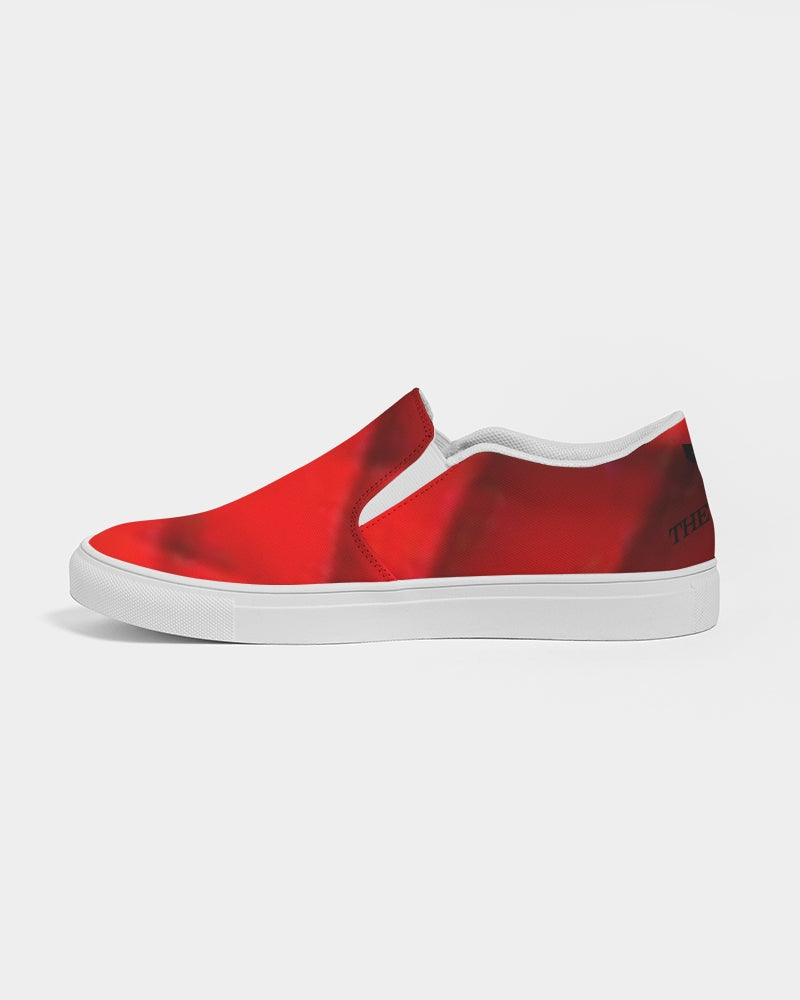 Red "I" Men's Slip-On Canvas Shoe