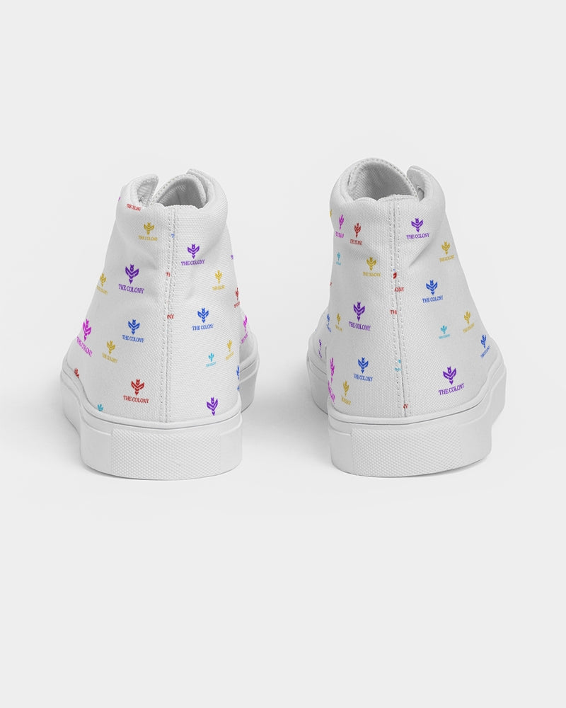 Logo Logic Men's Hightop Canvas Shoe