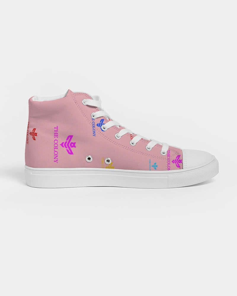 Pink Matter Women's Hightop Canvas Shoe