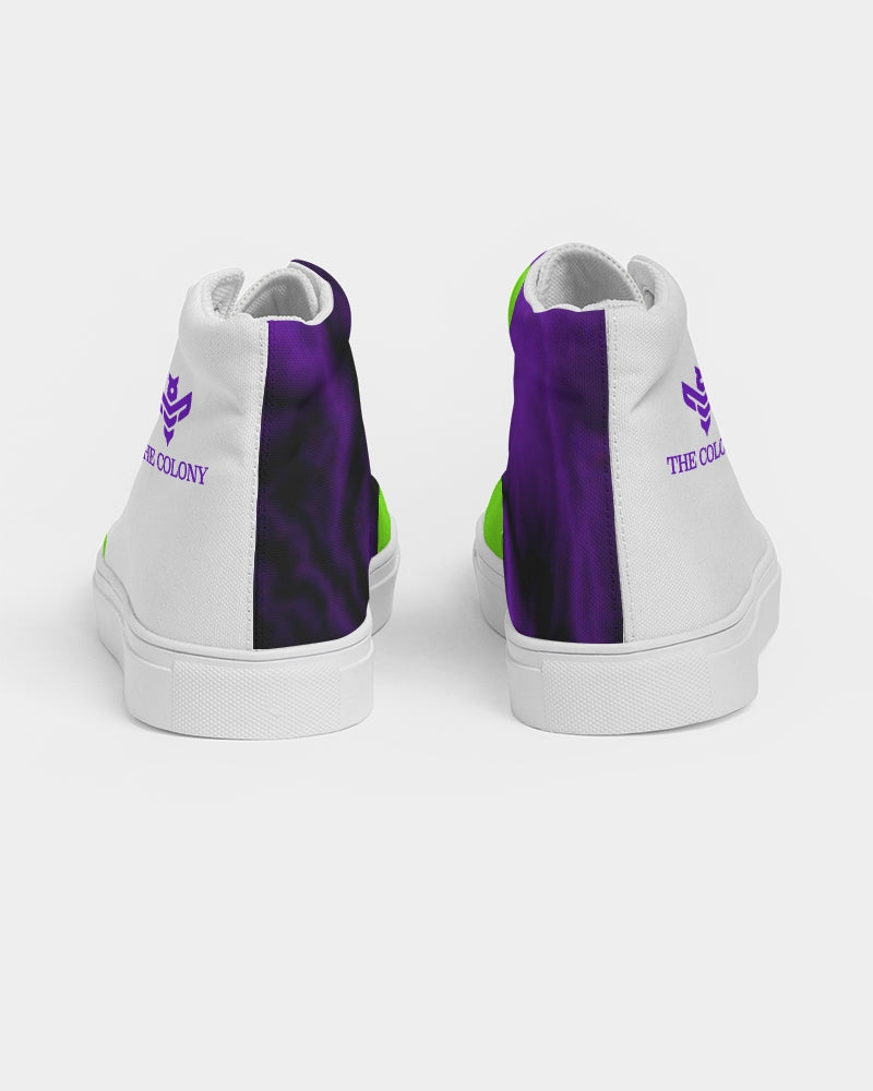 Mardi Gras Men's Hightop Canvas Shoe