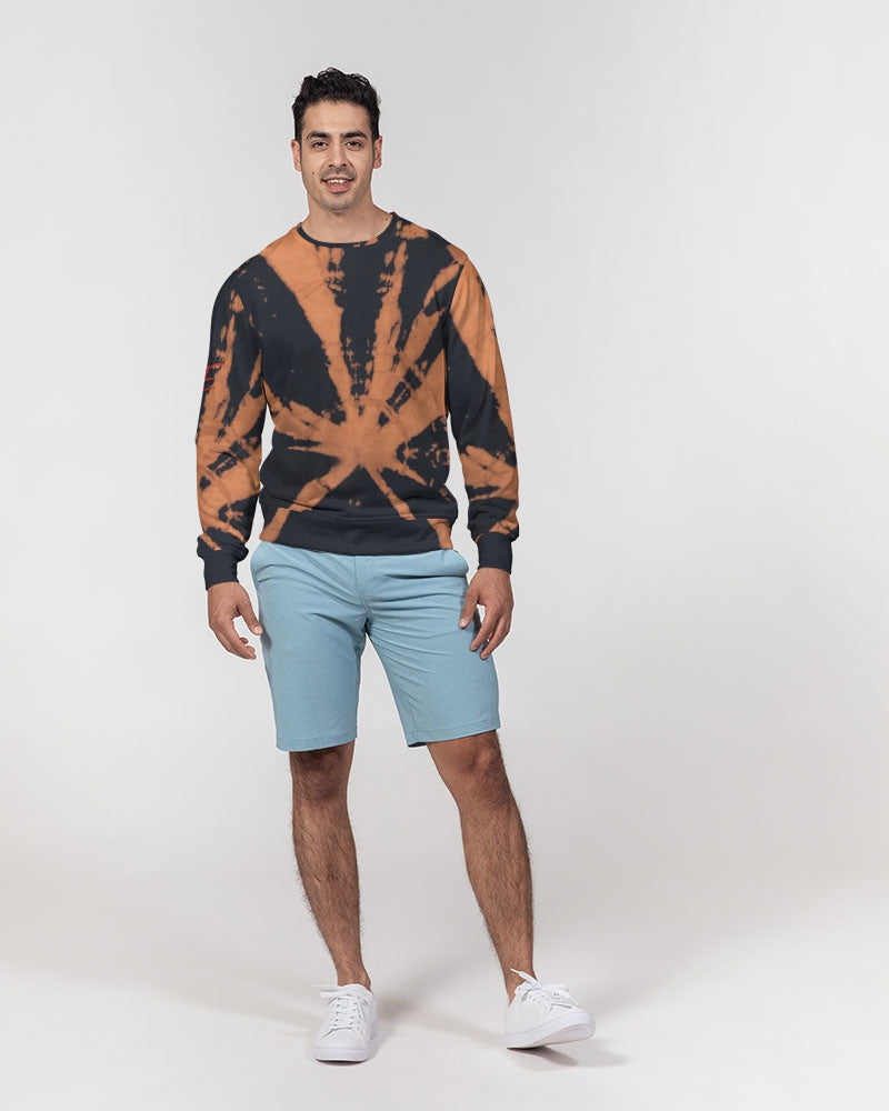 Tiger Eye Men's Classic French Terry Crewneck Pullover
