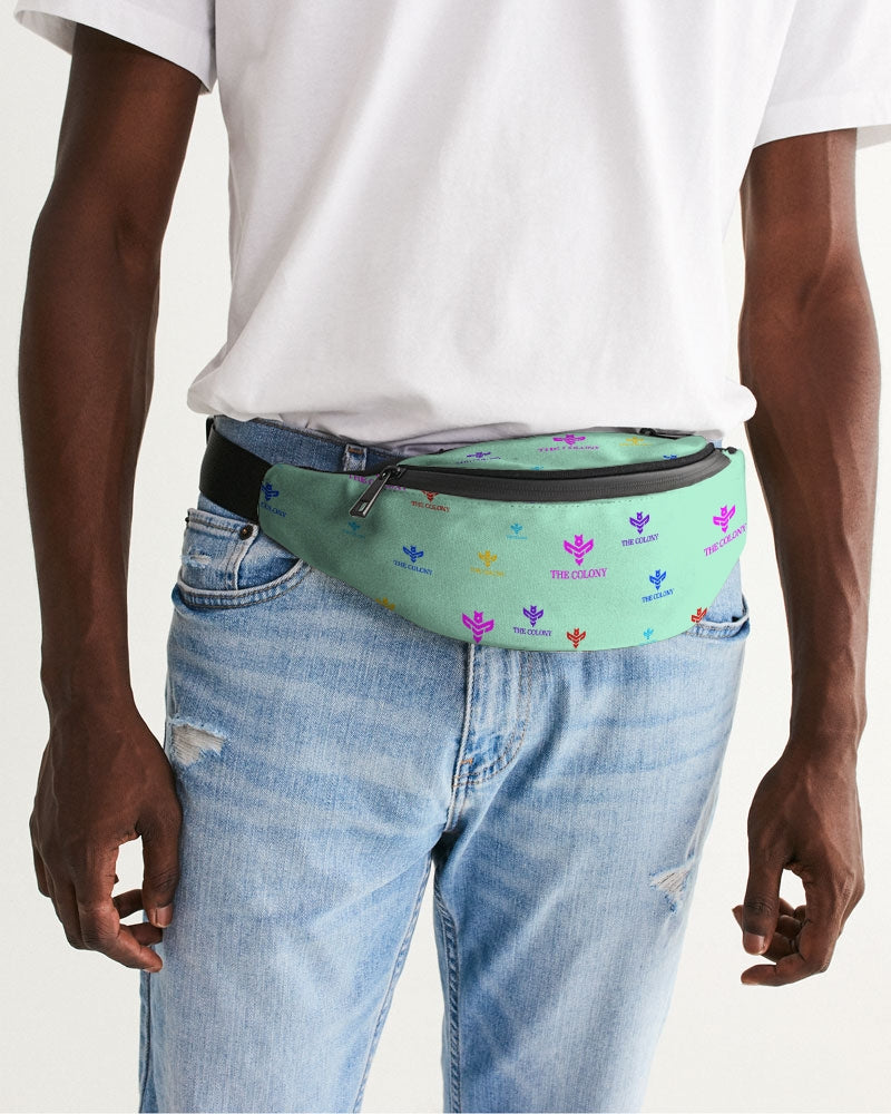 Mint Green Logo Crossbody Sling Bag