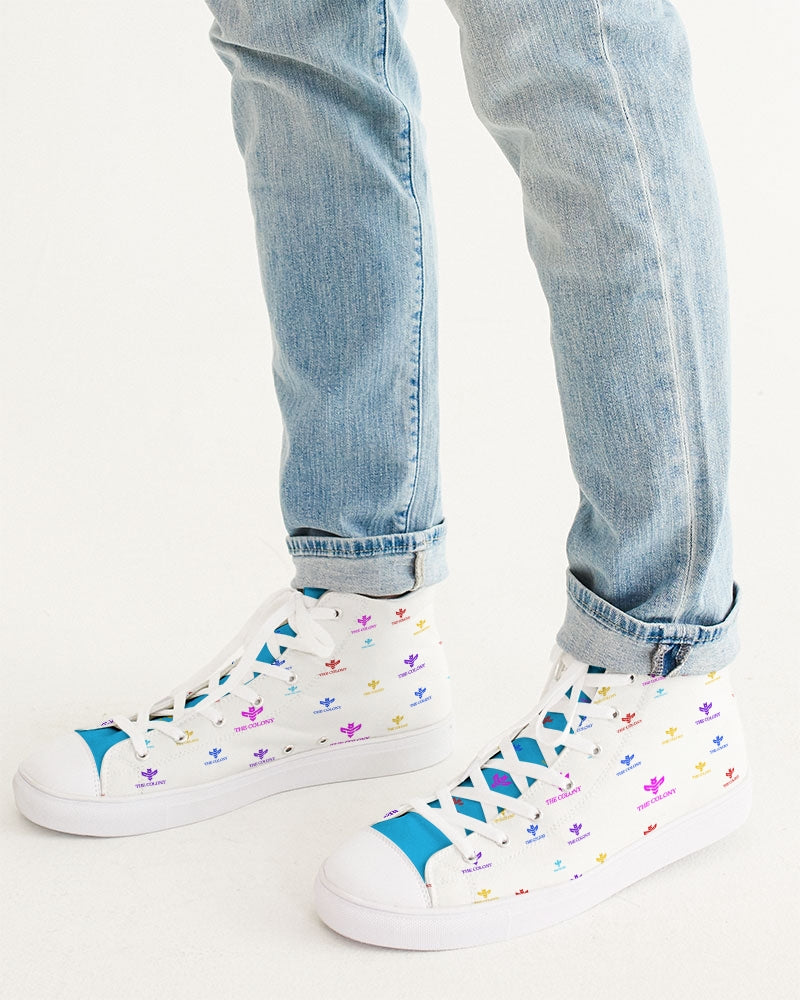 Logo Logic Men's Hightop Canvas Shoe
