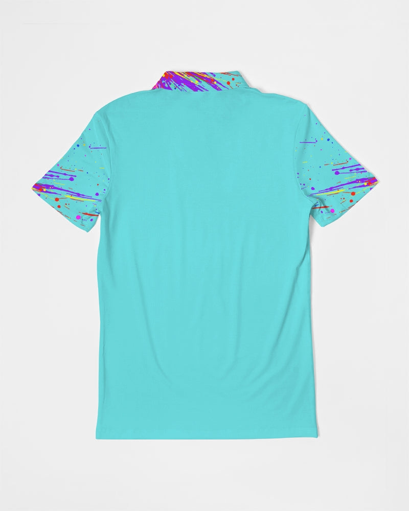 Painted Water Men's Slim Fit Short Sleeve Polo