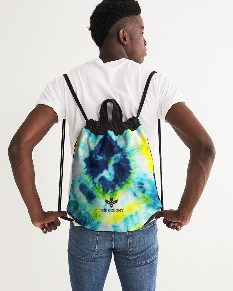 Sunlight in blueskies Canvas Drawstring Bag