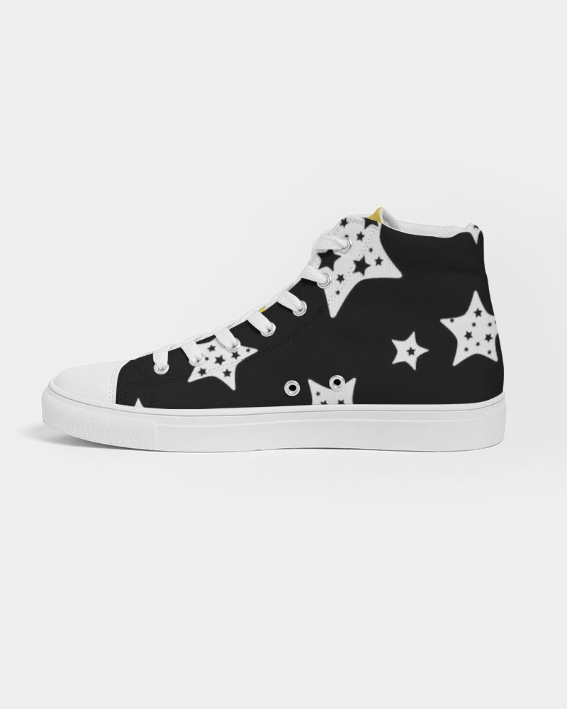 Midnight Stars Men's Hightop Canvas Shoe