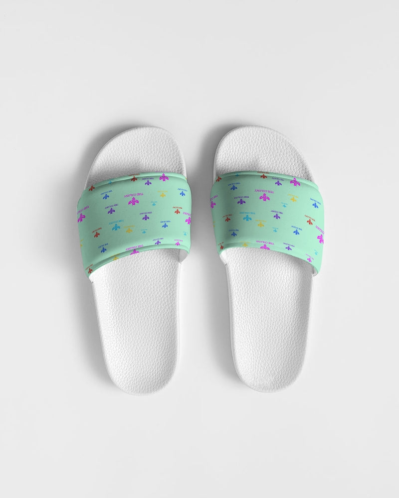 Mint Green Logo Women's Slide Sandal