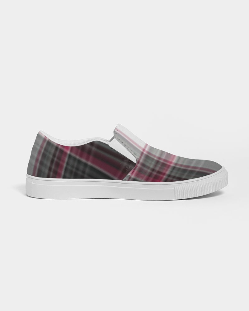 Plaid Women's Slip-On Canvas Shoe