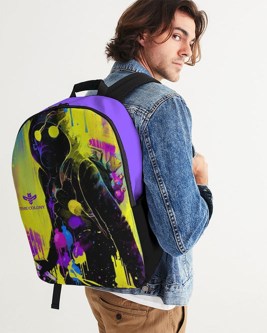 Purple Bandits Large Backpack