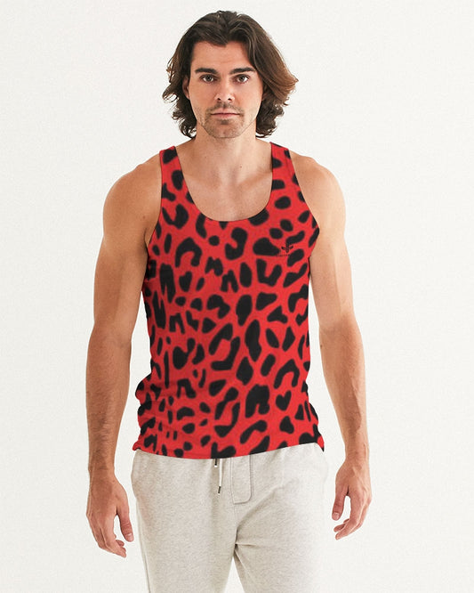 Red Leopard Men's Tank