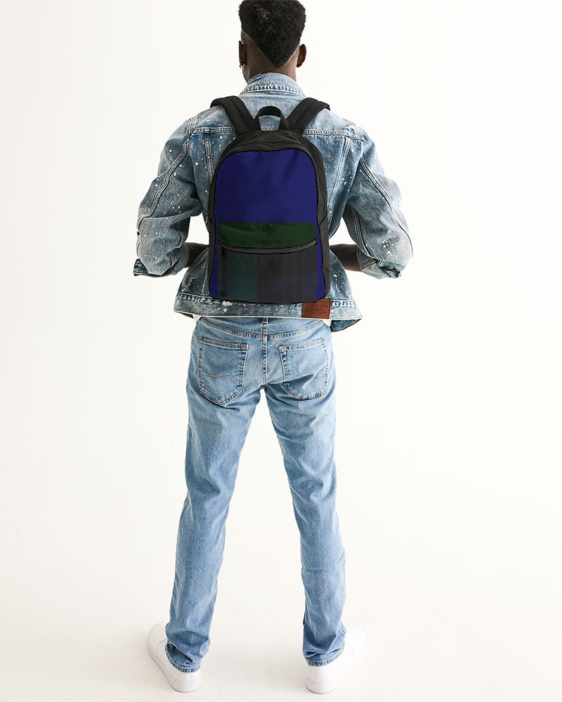 Plaid Power Small Canvas Backpack
