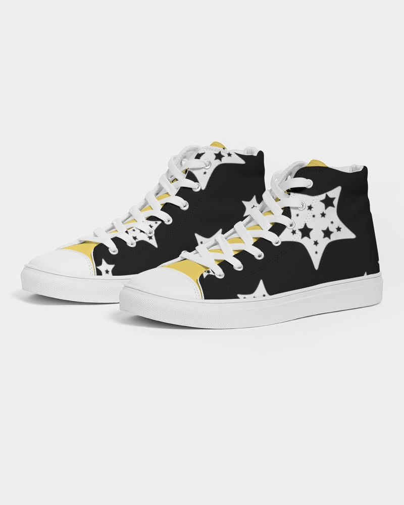 Night Skies Women's Hightop Canvas Shoe