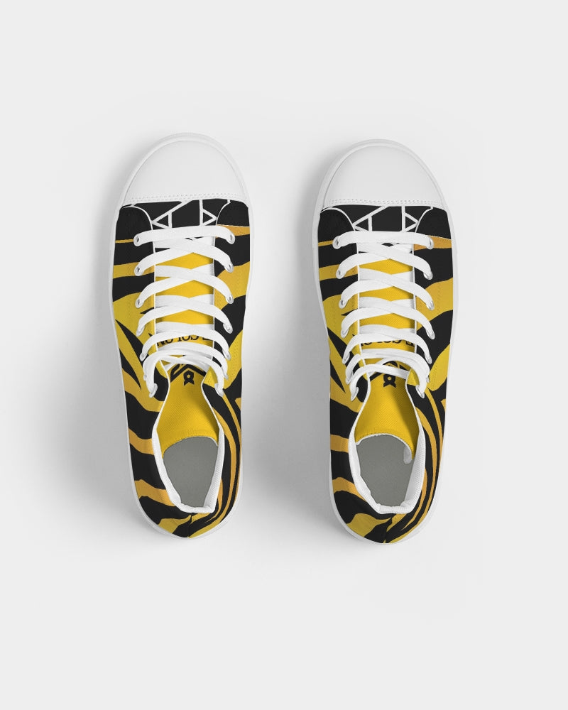 The Colony Animalistic nature Men's Hightop Canvas Shoe