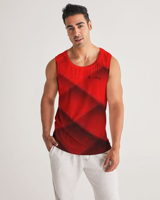 Black/Red Signature Men's Sports Tank